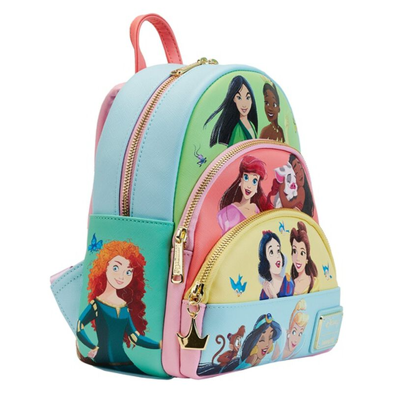 Mochila Loungefly - Princesas Multicolor