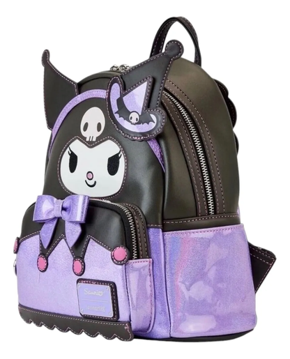 Mochila Loungefly - Kuromi Bruja + Monedero My Melody