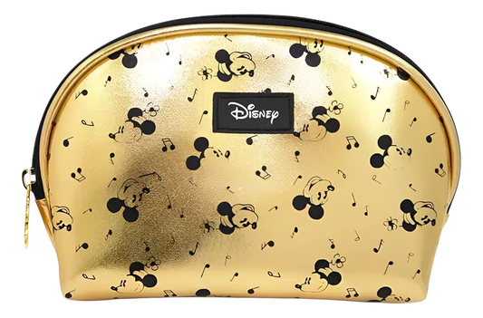 Cosmetiquero Mickey & Minnie Mouse Dorado
