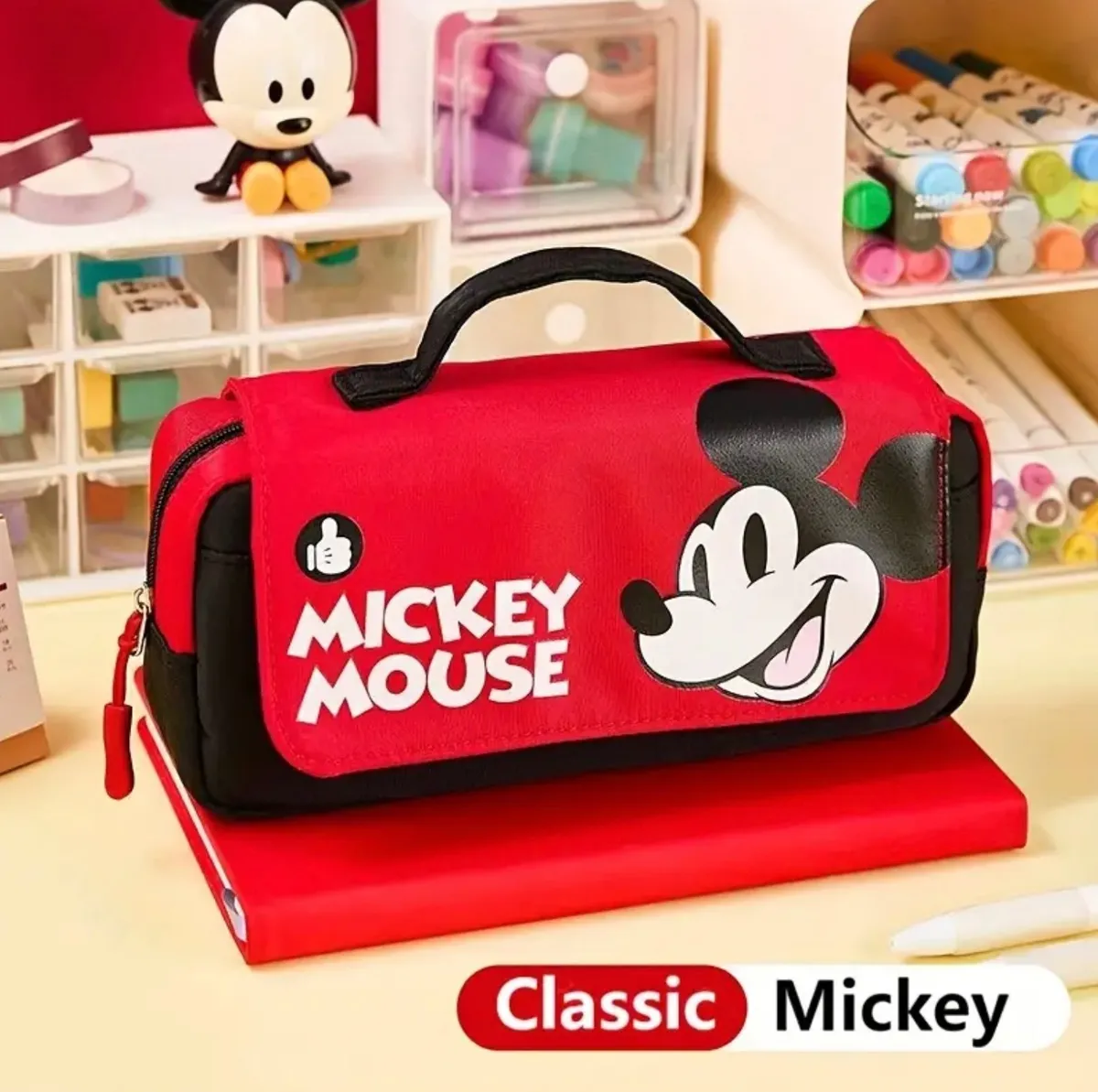 Estuche escolar Mickey Mouse (Varios diseños)