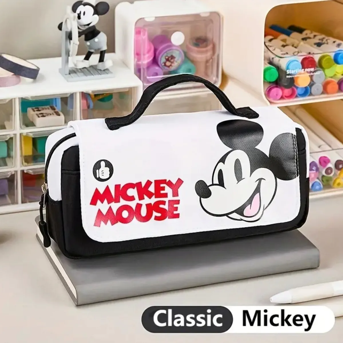 Estuche escolar Mickey Mouse (Varios diseños)