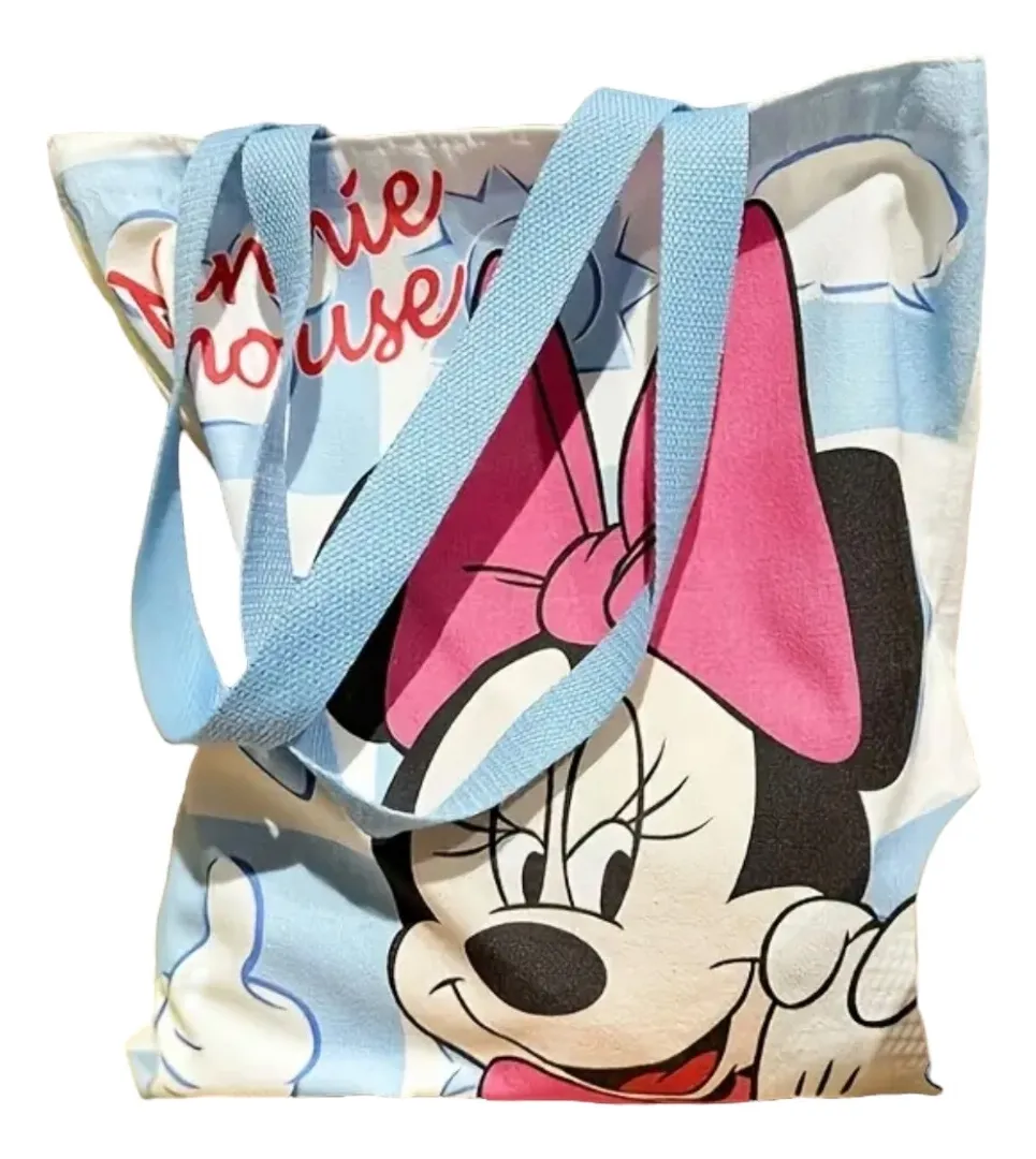 Bolsa de Lona Mickey & Minnie Mouse 40 X 35 cm