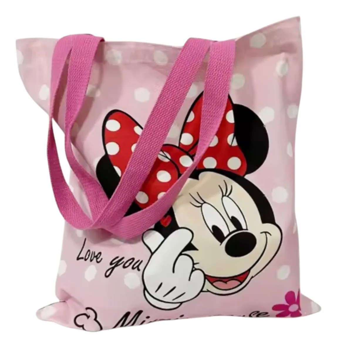 Bolsa de Lona Mickey & Minnie Mouse 40 X 35 cm