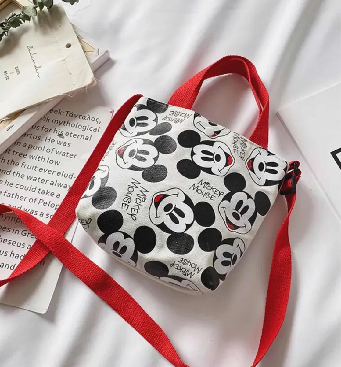 Tote Bag de Lona Mickey Mouse