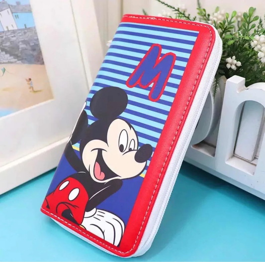 Billetera Vertical Disney Mickey y Minnie Mouse