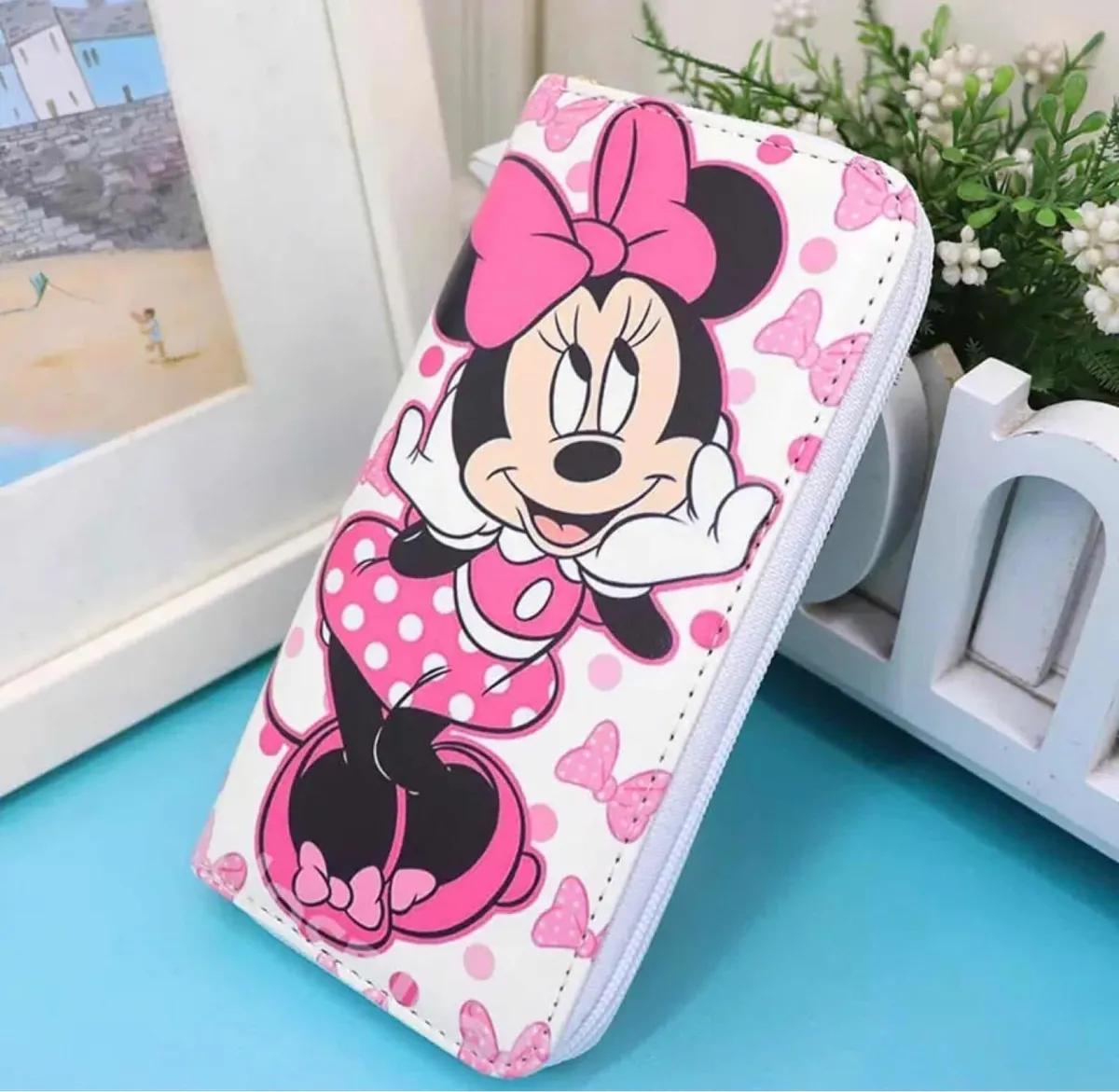 Billetera Vertical Disney Mickey y Minnie Mouse
