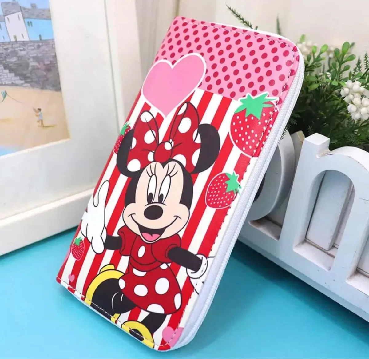 Billetera Vertical Disney Mickey y Minnie Mouse