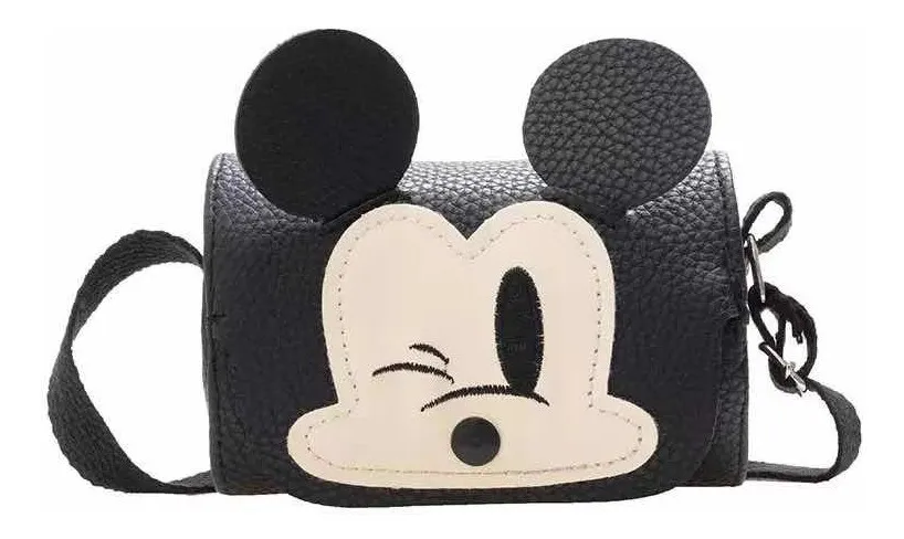 Cartera Mickey Mouse Pequeña de Cuerina
