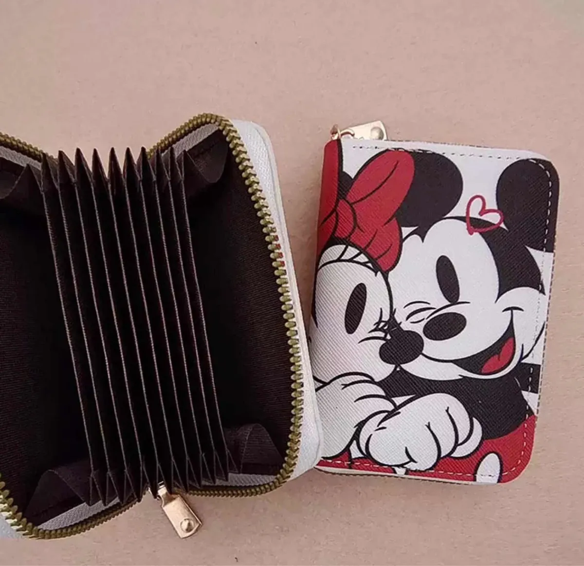 Tarjetero Mickey & Minnie Mouse (Varios diseños)