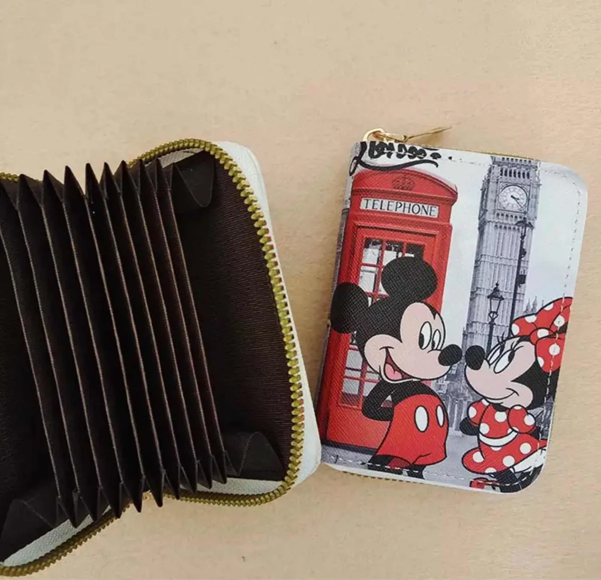 Tarjetero Mickey & Minnie Mouse (Varios diseños)