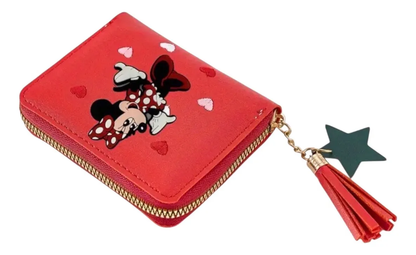 Billetera Minnie Mouse Cuerina (Varios diseños)