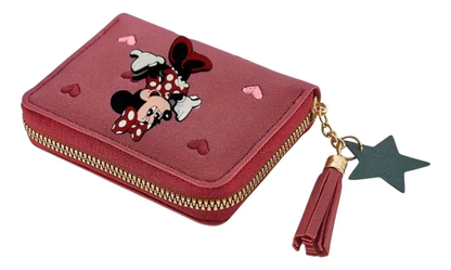 Billetera Minnie Mouse Cuerina (Varios diseños)