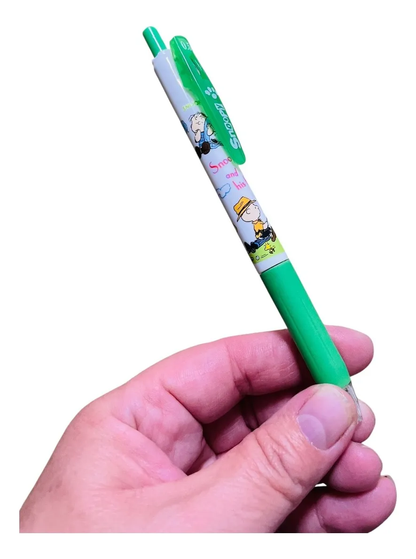 Set Libreta Snoopy Mediana + Lápiz Gel Negro