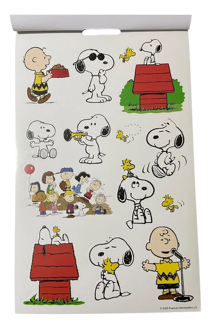 Set de Libreta Argollada + Stickers Snoopy