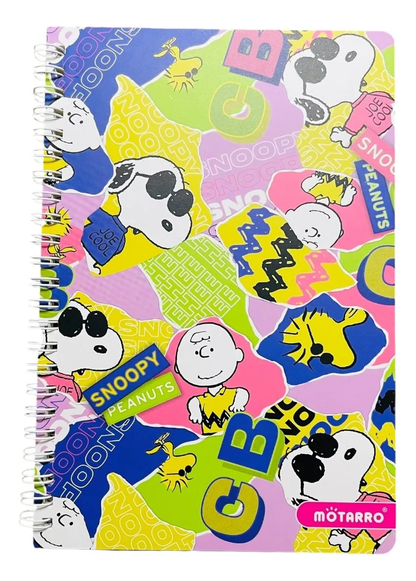 Set de Libreta Argollada + Stickers Snoopy