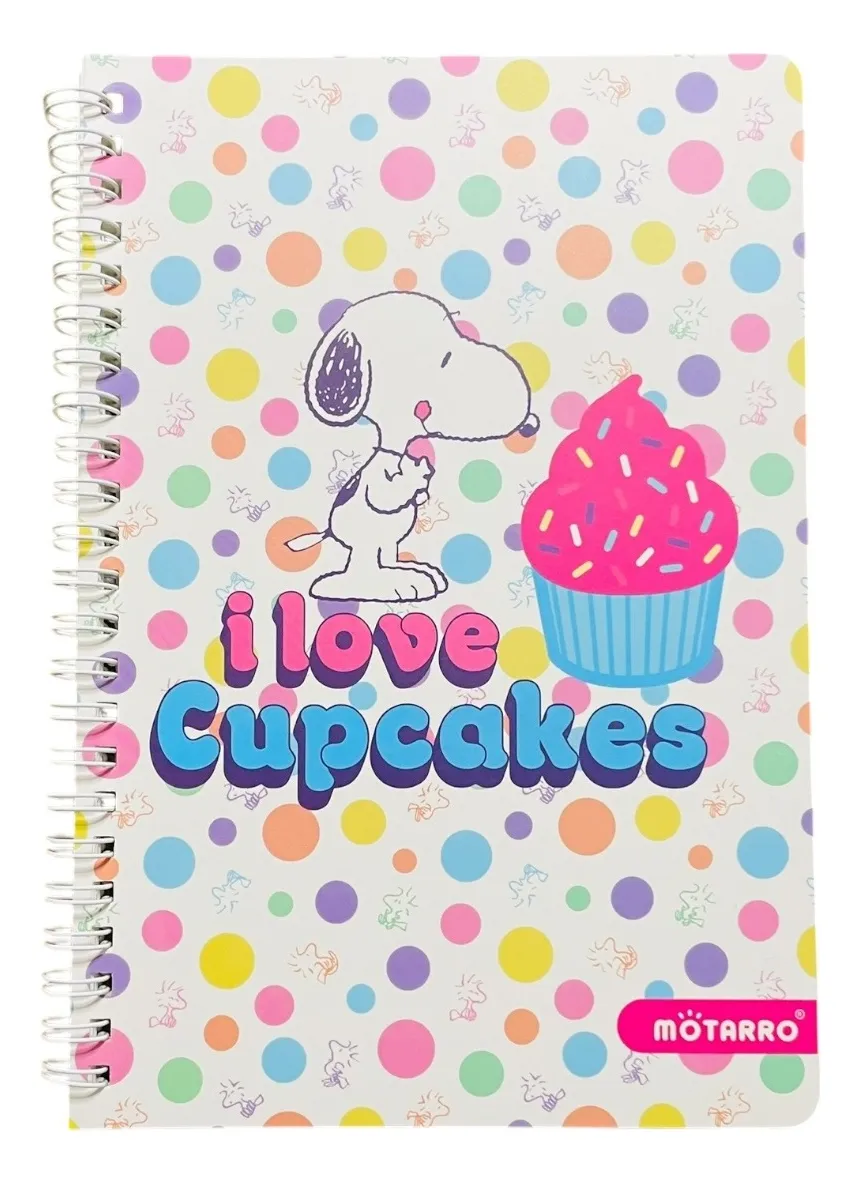 Set de Libreta Argollada + Stickers Snoopy