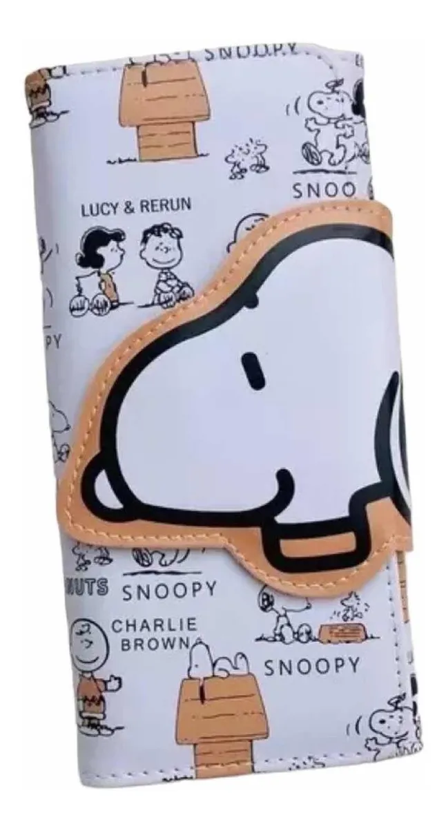Billetera Rectangular Larga Snoopy