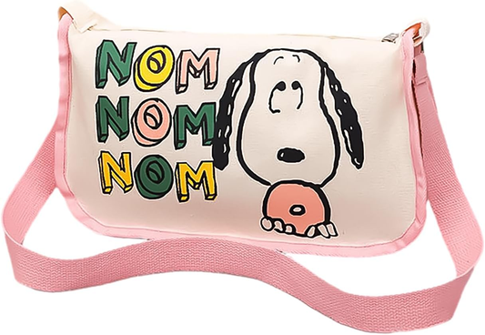 Bolso Espacioso Snoopy de Lona
