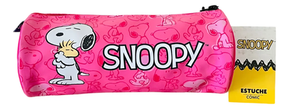 Estuche Escolar Cilindríco Snoopy