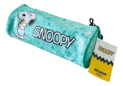 Estuche Escolar Cilindríco Snoopy