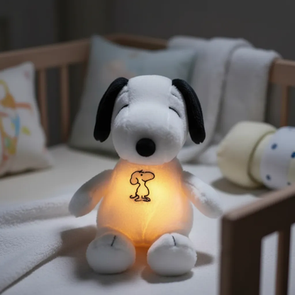 Peluche Snoopy Anti-Ansiedad con Luz y Respiración