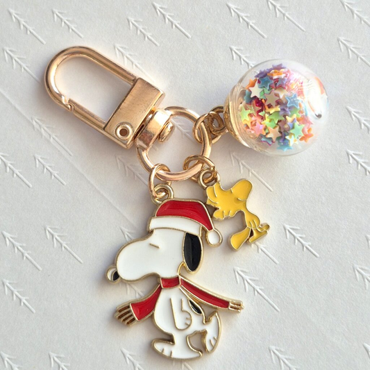 Llavero Pequeño Snoopy & Woostock