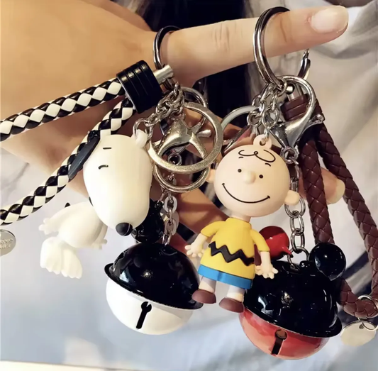 Llavero Snoopy Grande con Cascabeles