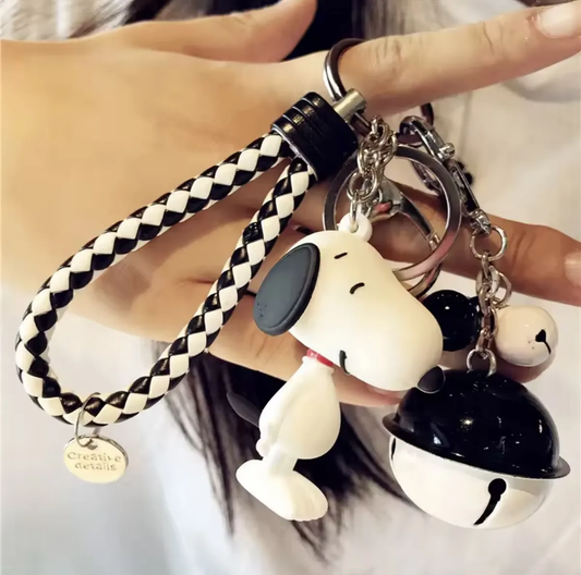 Llavero Snoopy Grande con Cascabeles