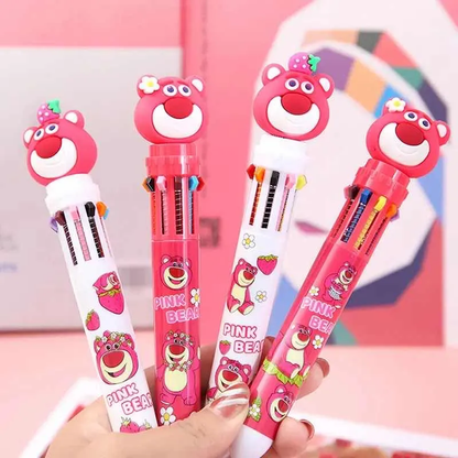 Lápiz pasta Toy Story - Lotso 10 colores en 1