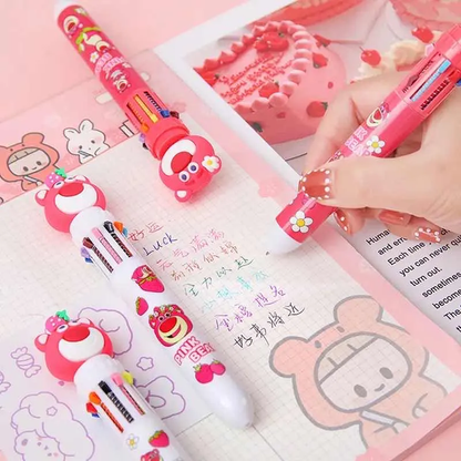 Lápiz pasta Toy Story - Lotso 10 colores en 1