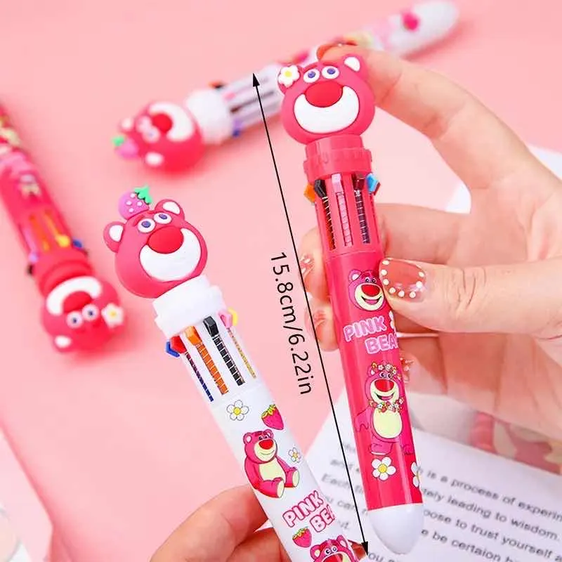 Lápiz pasta Toy Story - Lotso 10 colores en 1