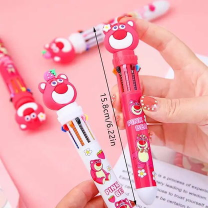 Lápiz pasta Toy Story - Lotso 10 colores en 1