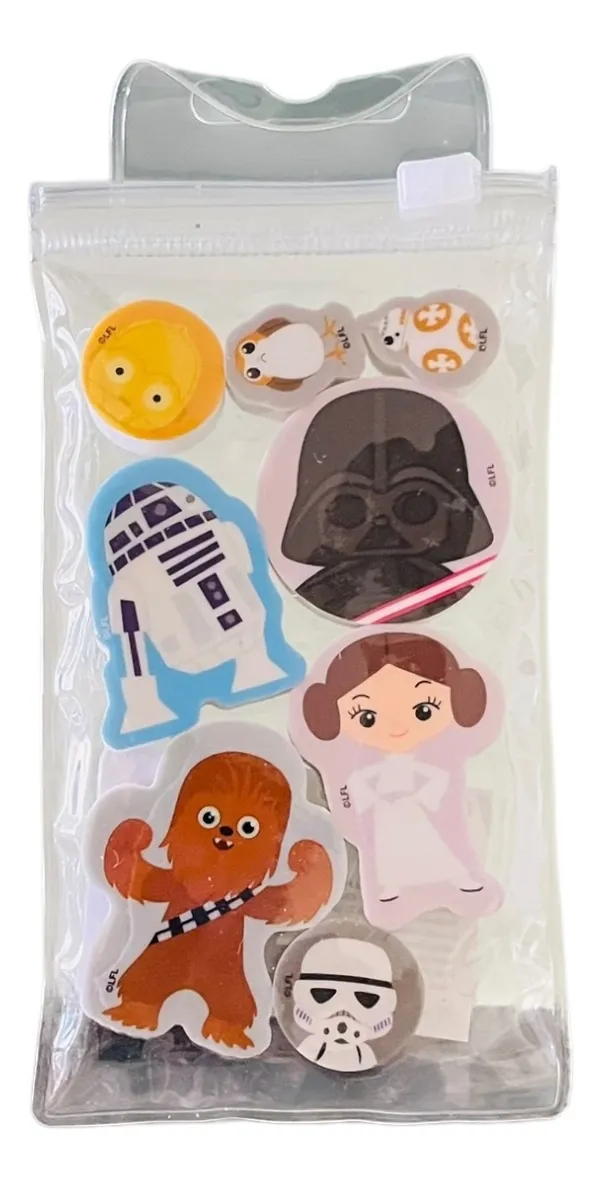 Set De 8 Gomas De Borrar Star Wars