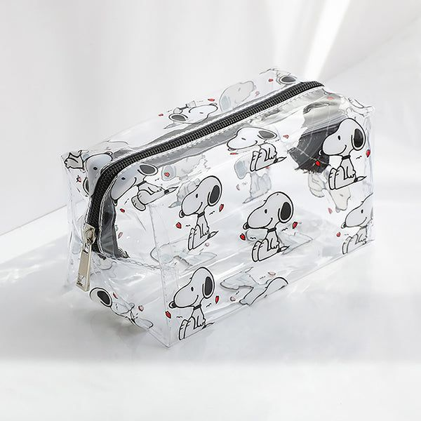 Cosmetiquero Snoopy Transparente de PVC