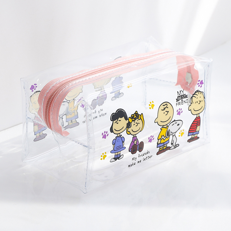 Cosmetiquero Snoopy Transparente de PVC