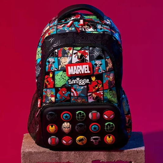 Mochila Smiggle Escolar Personajes Marvel