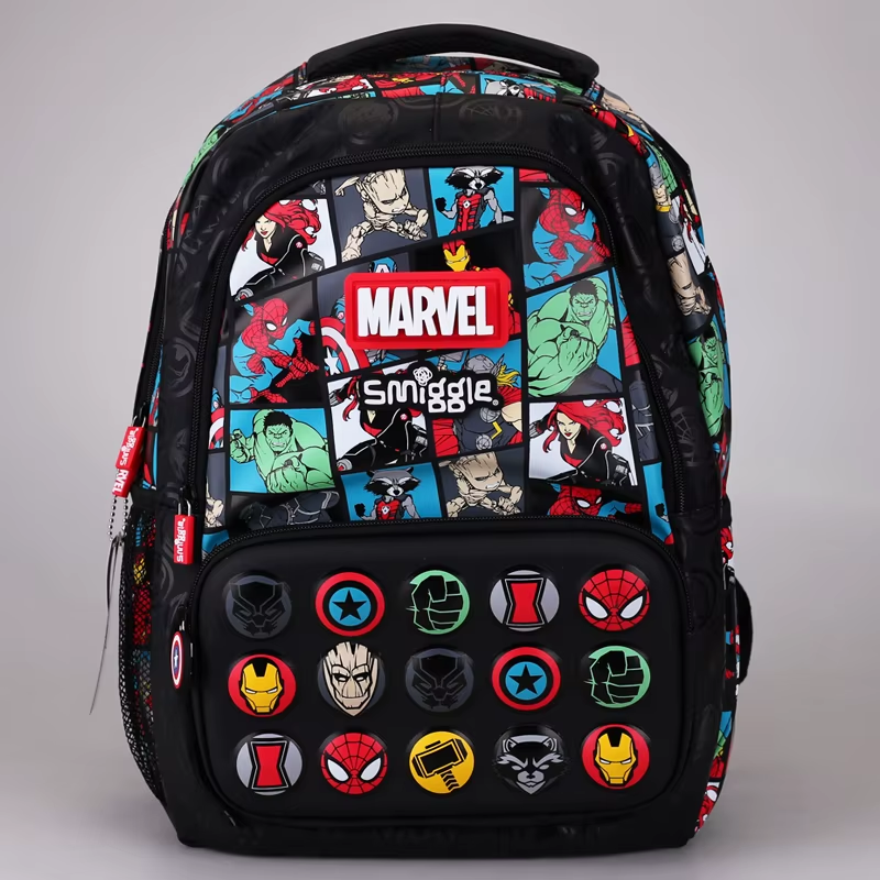 Mochila Smiggle Escolar Personajes Marvel