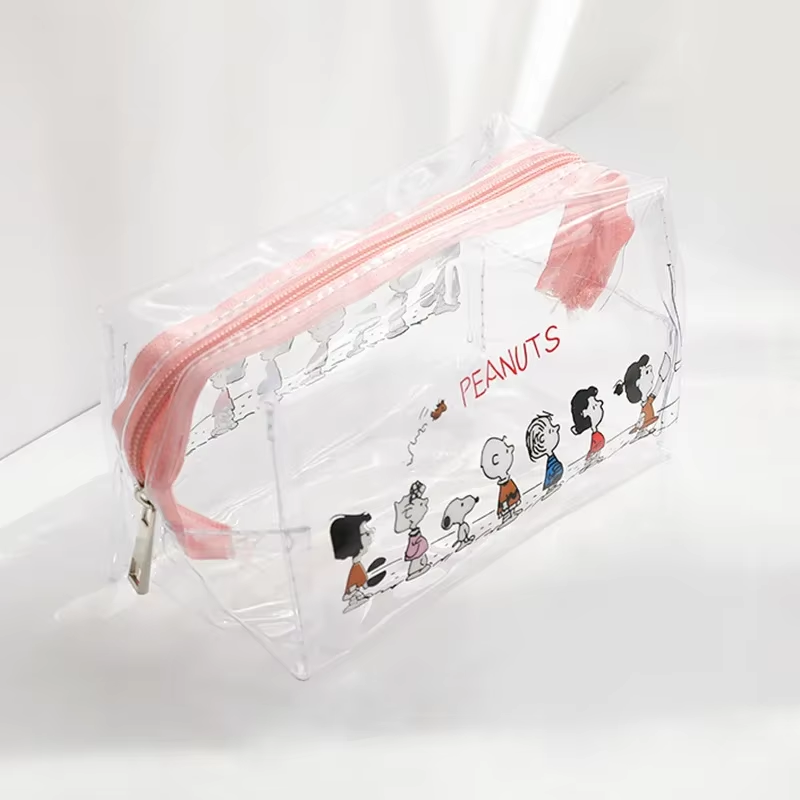 Cosmetiquero Snoopy Transparente de PVC