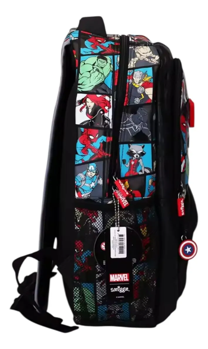 Mochila Smiggle Escolar Personajes Marvel