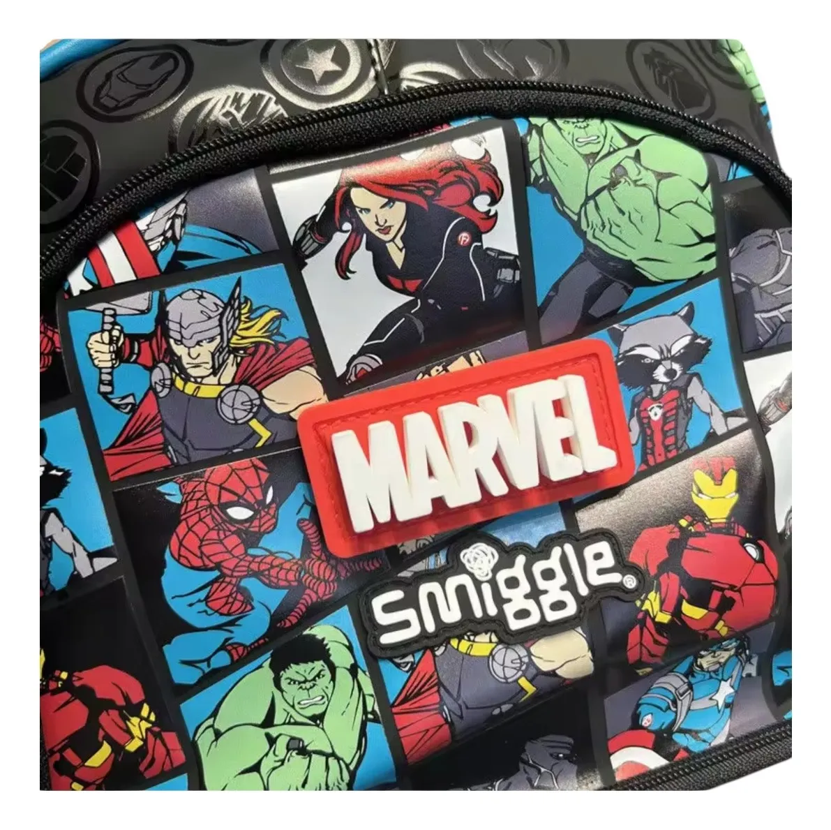 Mochila Smiggle Escolar Personajes Marvel