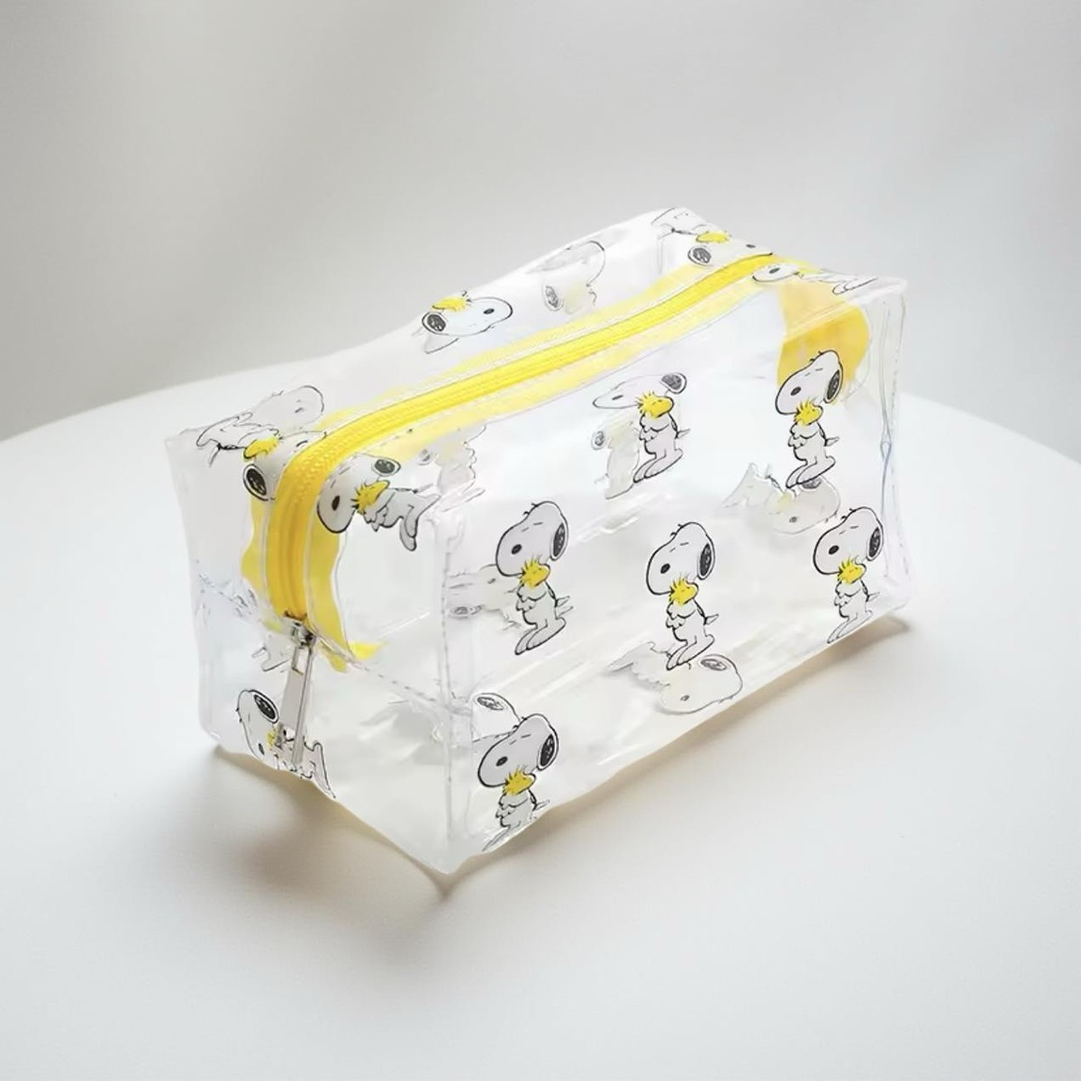Cosmetiquero Snoopy Transparente de PVC