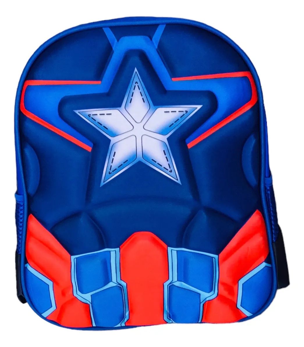 Mochila Escolar - Spiderman & Capitán América