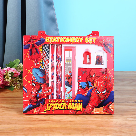 Set Escolar Spiderman 8 piezas