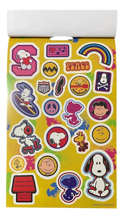 Set Snoopy Libreta Lápiz Notas Adhesivas y Stickers