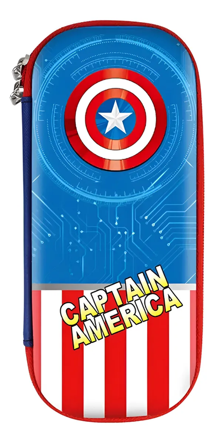 Estuche Escolar Capitán América (Varios diseños)