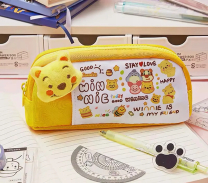 Estuche Winnie the Pooh Amarillo