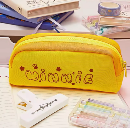Estuche Winnie the Pooh Amarillo