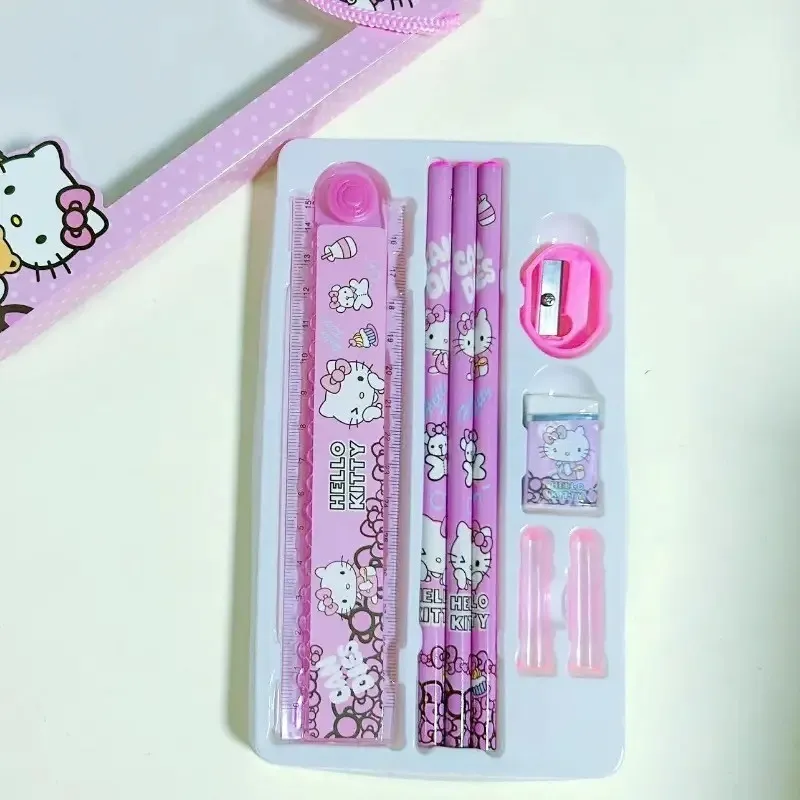 Set Escritorio Importado Hello Kitty Y Sus Amigos