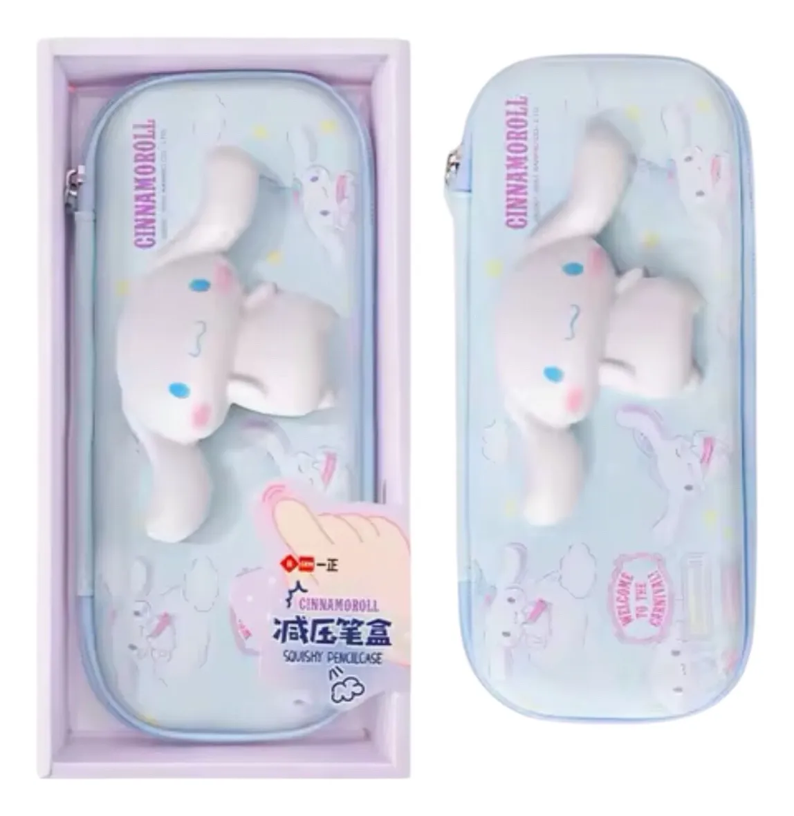 Estuche Con Squishy Personajes Sanrio