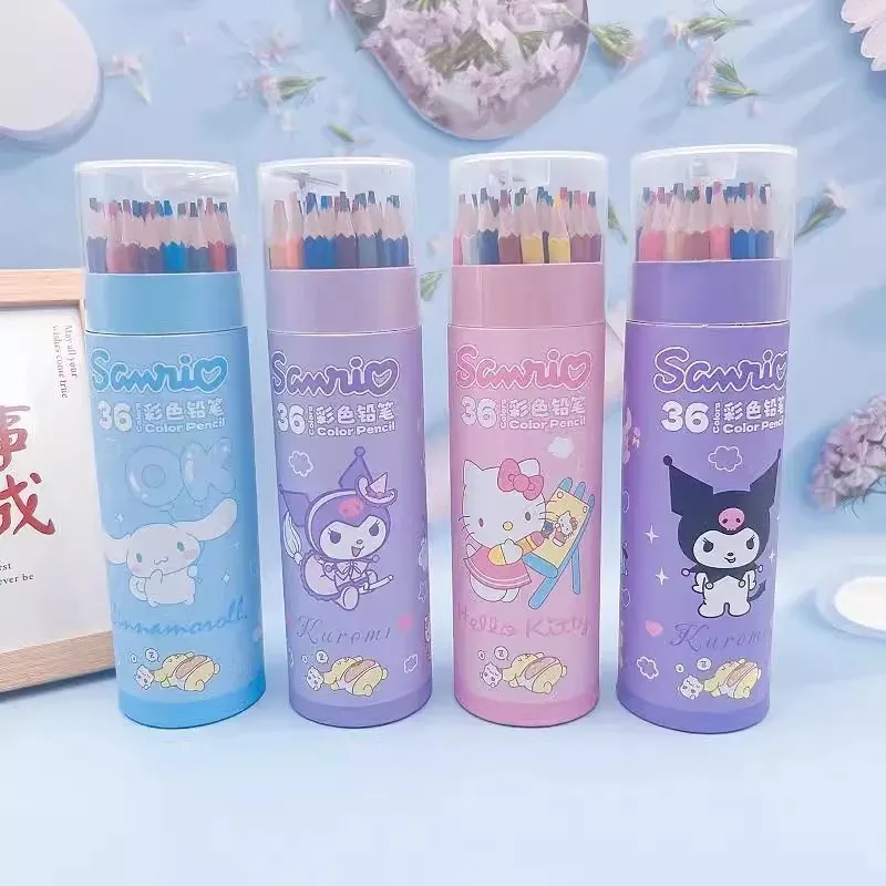 Lápices de Colores 36 Unidades Personajes Sanrio (Varios modelos)